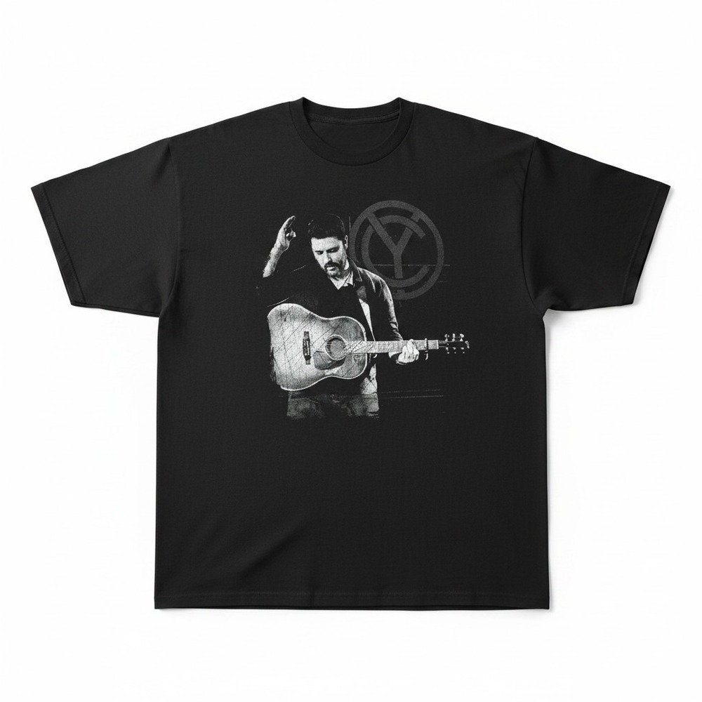 Chris Young T-Shirt Mens Size XXL Black Losing Sleep World Tour 2018 Graphic Tee